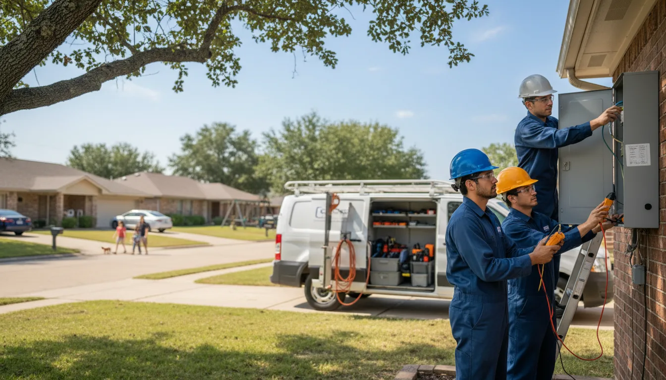 Certified electrician providing emergency electrical services in Villa Grande, CA